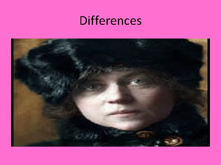 Differences 