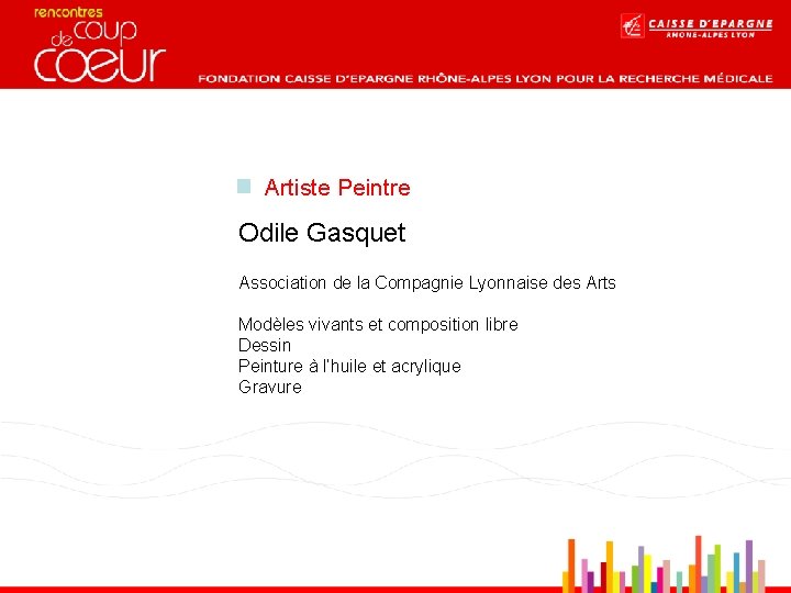 Artiste Peintre Odile Gasquet Association de la Compagnie Lyonnaise des Arts Modèles vivants et