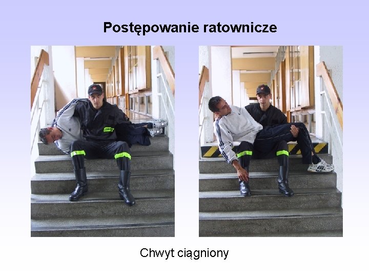 Postępowanie ratownicze Chwyt ciągniony 