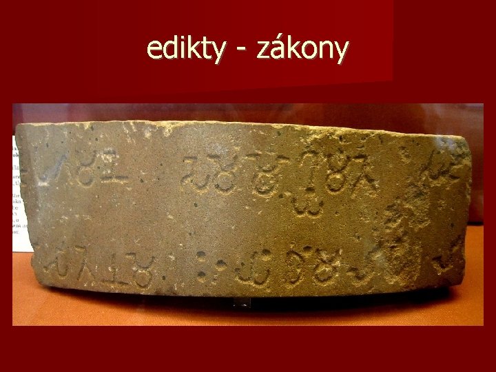 edikty - zákony 