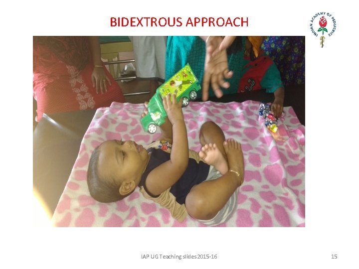 BIDEXTROUS APPROACH IAP UG Teaching slides 2015 -16 15 