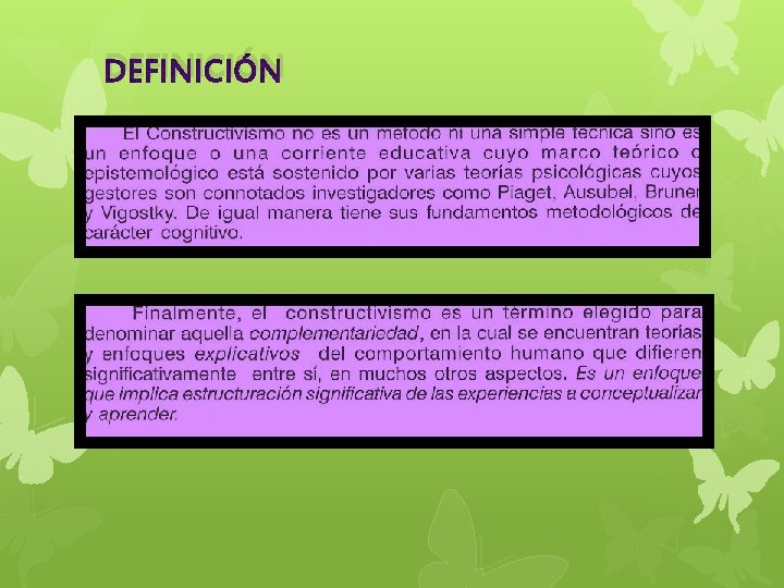 DEFINICIÓN 