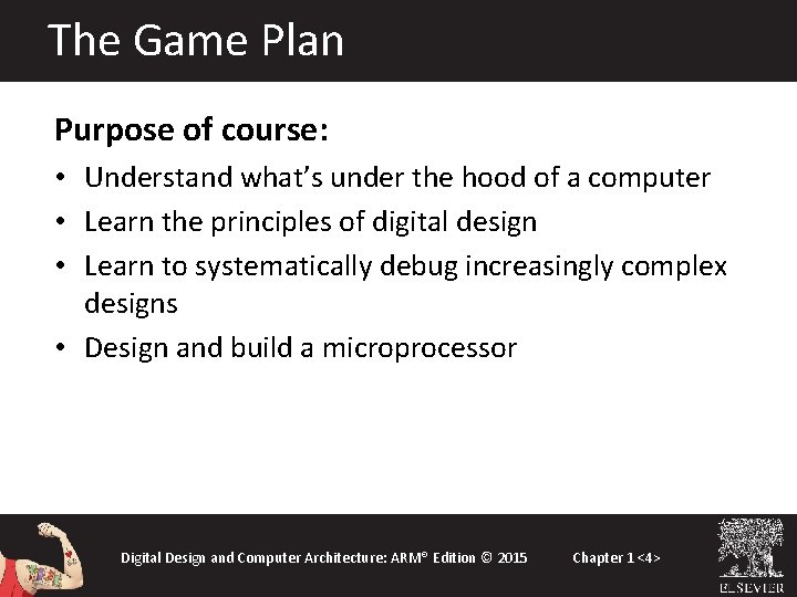 The Game Plan Purpose of course: • Understand what’s under the hood of a