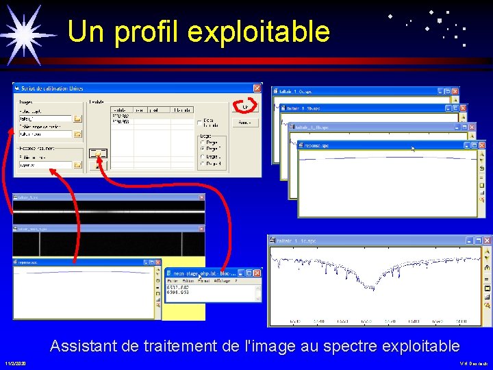 Un profil exploitable Assistant de traitement de l'image au spectre exploitable 11/2/2020 V. H.