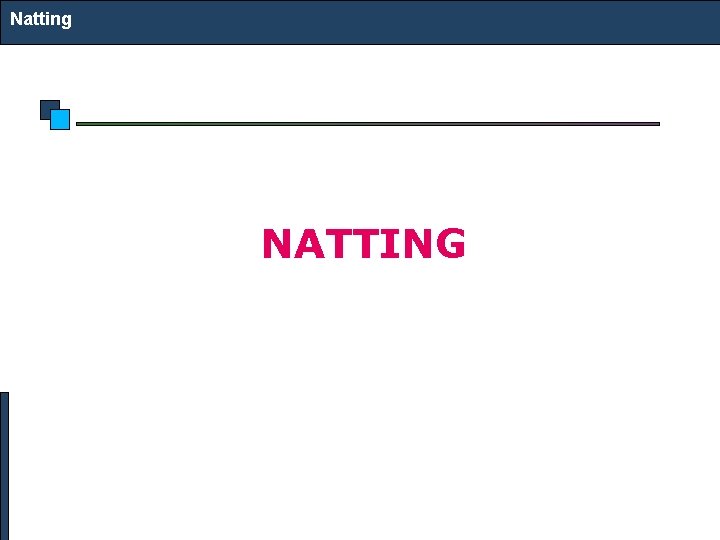 Natting NATTING 