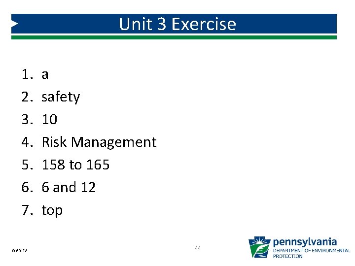 Unit 3 Exercise 1. 2. 3. 4. 5. 6. 7. WB 3 -13 a Unit 3 Exercise 1. 2. 3. 4. 5. 6. 7. WB 3 -13 a