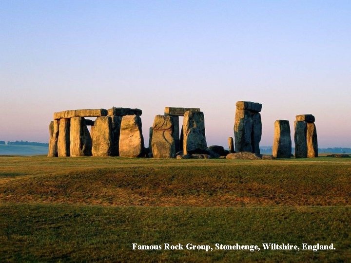 Famous Rock Group, Stonehenge, Wiltshire, England. 