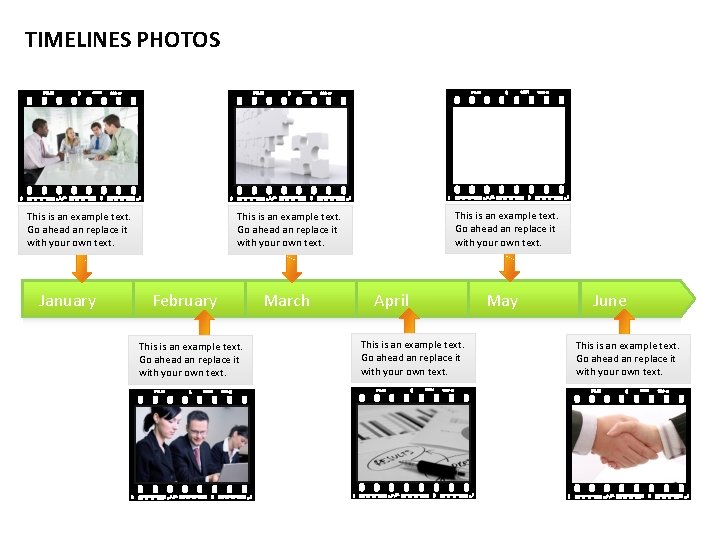 TIMELINES PHOTOS This is an example text. Go ahead an replace it with your