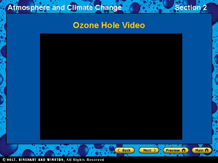 Atmosphere and Climate Change Ozone Hole Video Section 2 