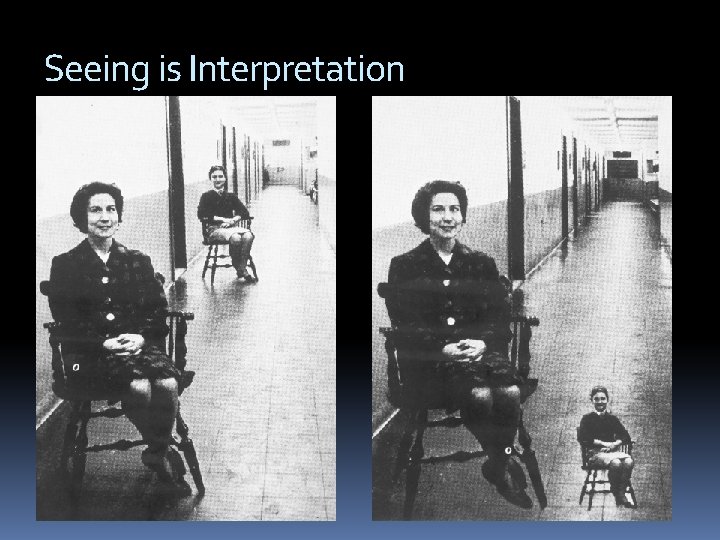 Seeing is Interpretation 
