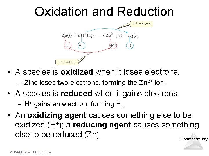 Lecture Presentation Chapter 20 Electrochemistry 2015 Pearson Education