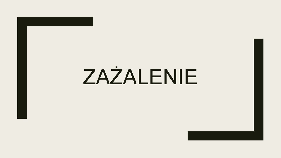 ZAŻALENIE 