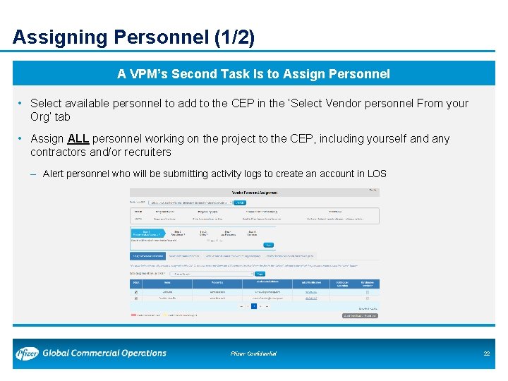 Assigning Personnel (1/2) A VPM’s Second Task Is to Assign Personnel • Select available Assigning Personnel (1/2) A VPM’s Second Task Is to Assign Personnel • Select available