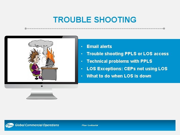 TROUBLE SHOOTING • Email alerts • Trouble shooting PPLS or LOS access • Technical TROUBLE SHOOTING • Email alerts • Trouble shooting PPLS or LOS access • Technical