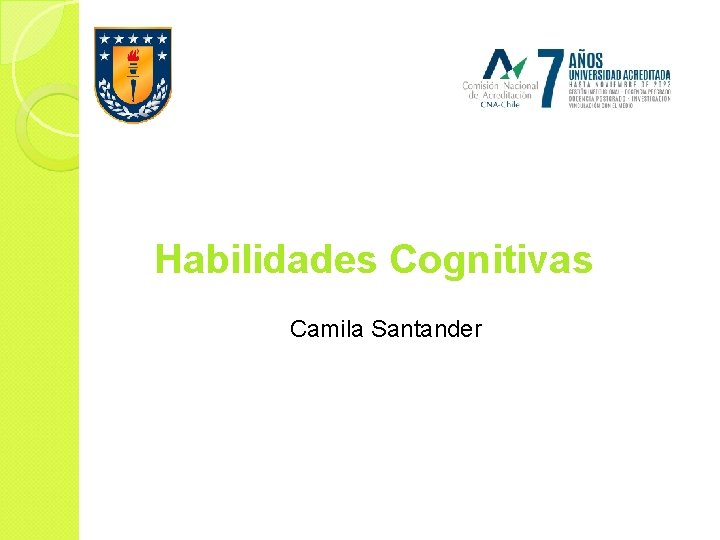 Habilidades Cognitivas Camila Santander 