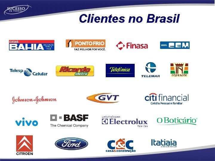 Clientes no Brasil 