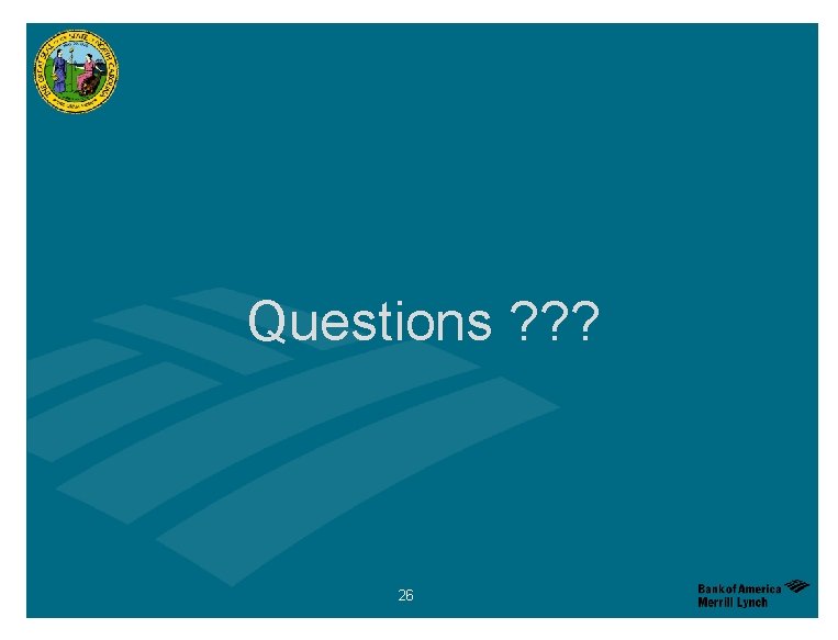 Questions ? ? ? 26 26 