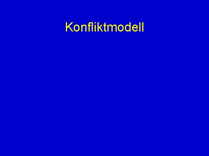 Konfliktmodell 