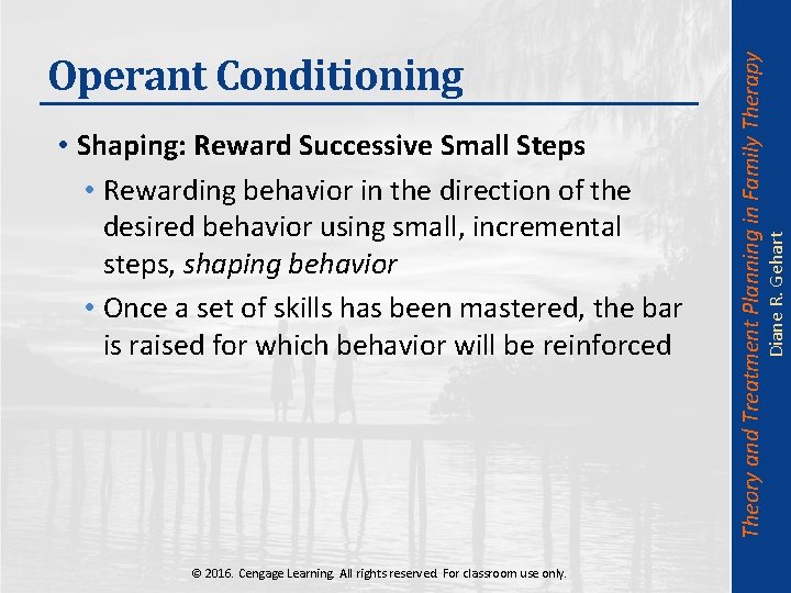 © 2016. Cengage Learning. All rights reserved. For classroom use only. Diane R. Gehart