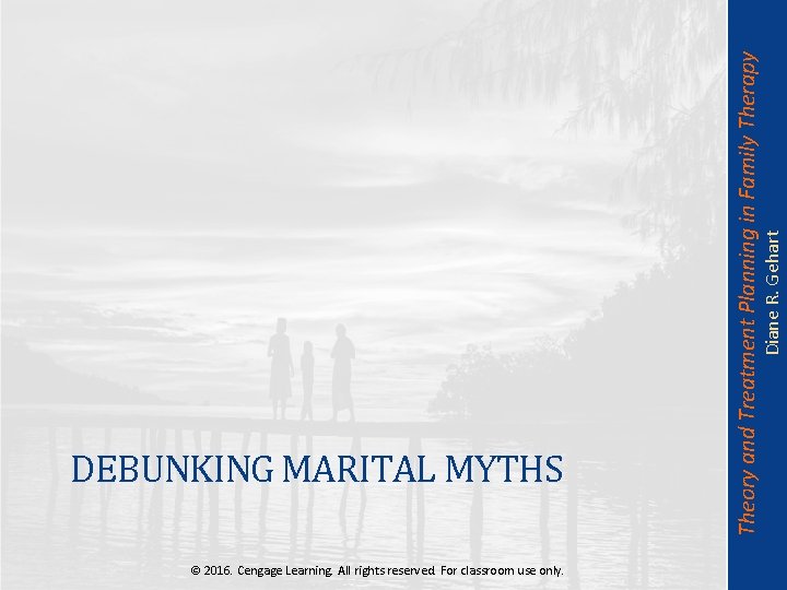 Diane R. Gehart Theory and Treatment Planning in Family Therapy DEBUNKING MARITAL MYTHS ©