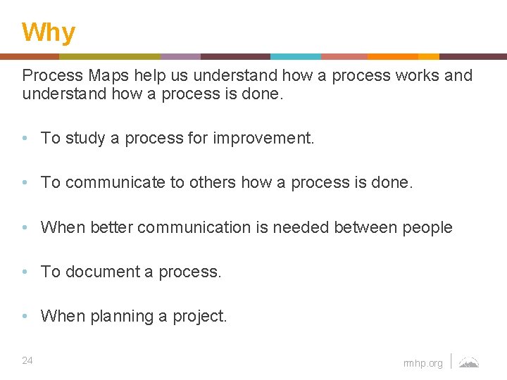 Why Process Maps help us understand how a process works and understand how a