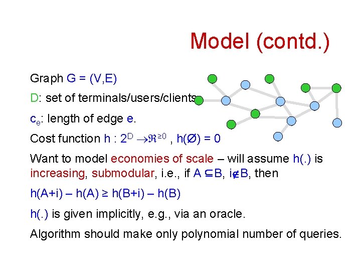 Network Design For Information Networks Chaitanya Swamy Caltech