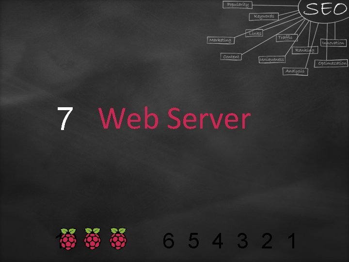 7 Web Server 10 9 8 6 5 4 3 2 1 