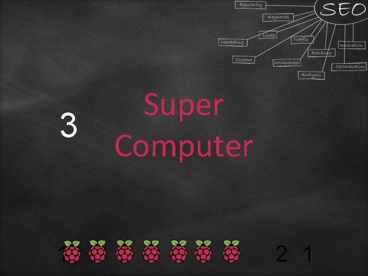 3 Super Computer 10 9 8 7 6 5 4 2 1 