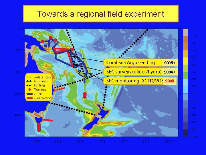 Towards a regional field experiment 2005+ 2004+ 2008 Towards a regional field experiment 2005+ 2004+ 2008
