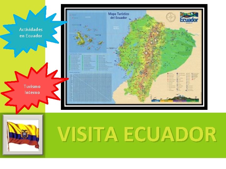 Actividades en Ecuador Turismo Interno VISITA ECUADOR 