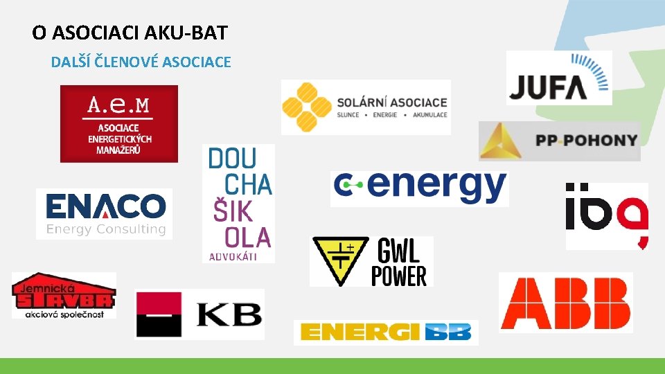 O ASOCIACI AKU-BAT DALŠÍ ČLENOVÉ ASOCIACE 