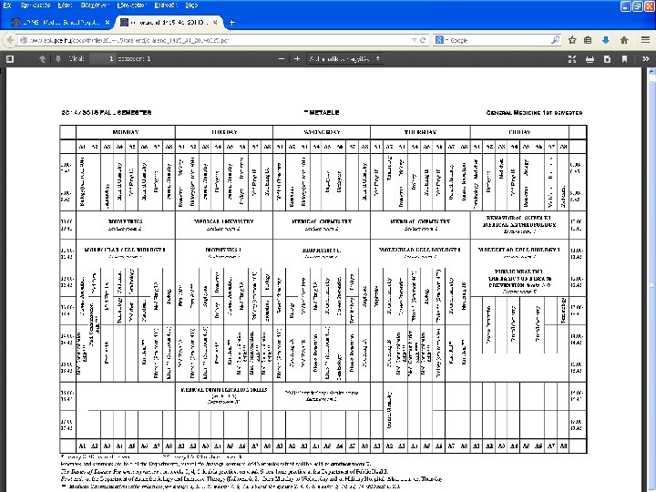 Timetable www. medschool. pte. hu 