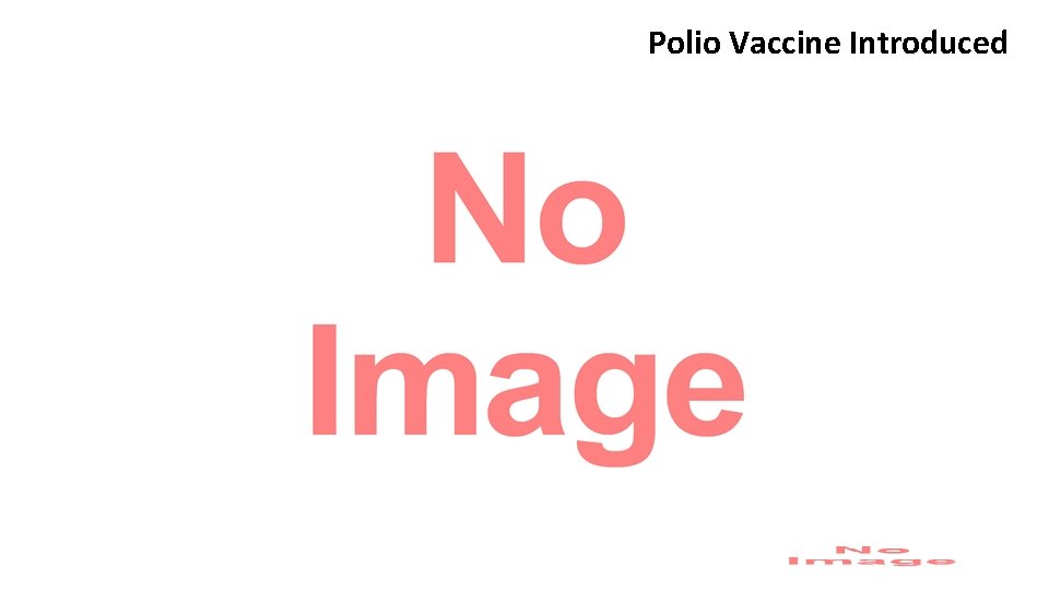 Polio Vaccine Introduced 