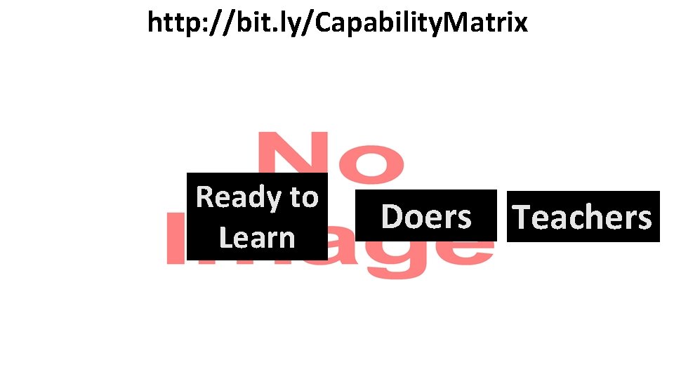 http: //bit. ly/Capability. Matrix Ready to Learn Doers Teachers 