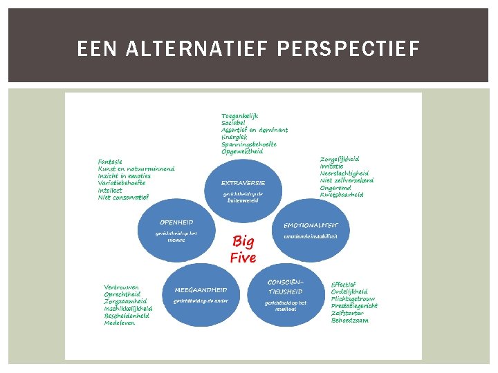 EEN ALTERNATIEF PERSPECTIEF 