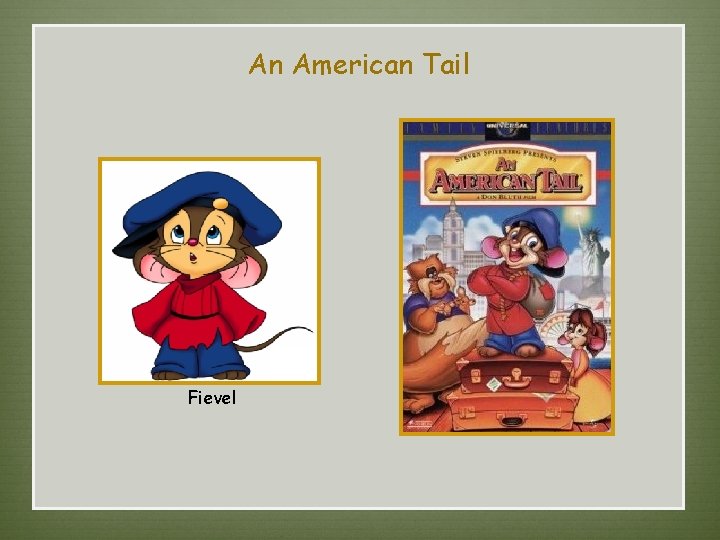 An American Tail Fievel 