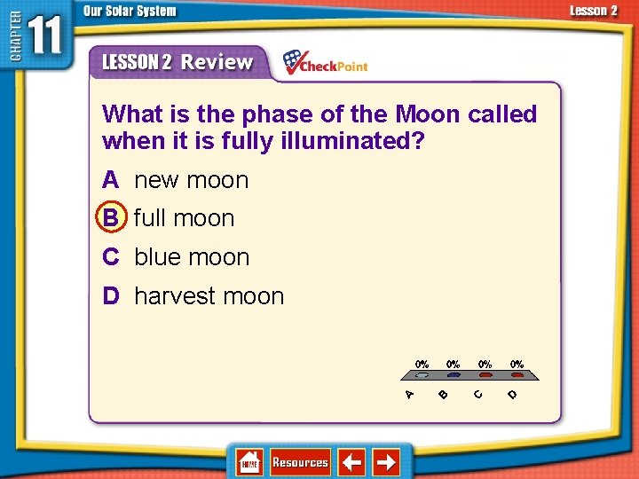 11. 2 The Sun-Earth-Moon System 1. 2. 3. 4. A B C D What 11. 2 The Sun-Earth-Moon System 1. 2. 3. 4. A B C D What