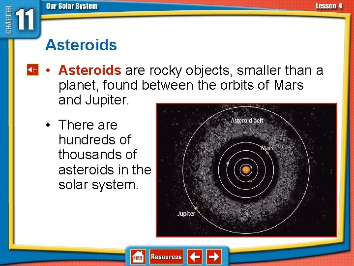 11. 4 Asteroids, Comets, and Meteoroids Asteroids • Asteroids are rocky objects, smaller than 11. 4 Asteroids, Comets, and Meteoroids Asteroids • Asteroids are rocky objects, smaller than