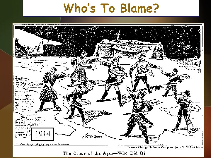 Who’s To Blame? 