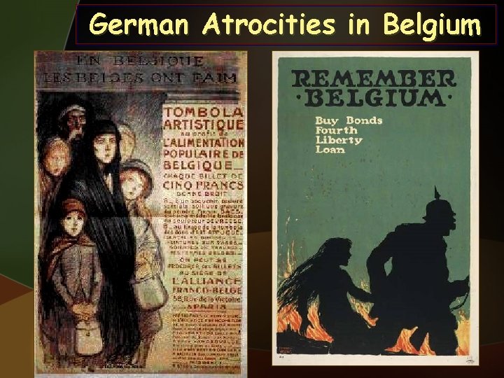 German Atrocities in Belgium 