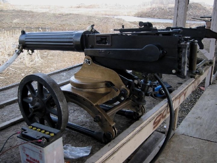 The Machine Gun Germans first to mass produce it– the British thought it was