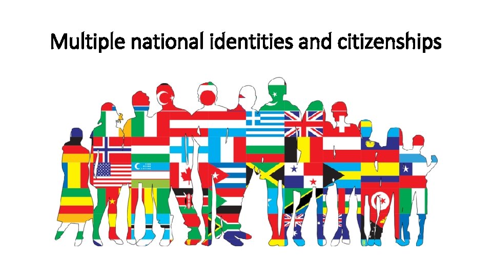 Multiple national identities and citizenships 
