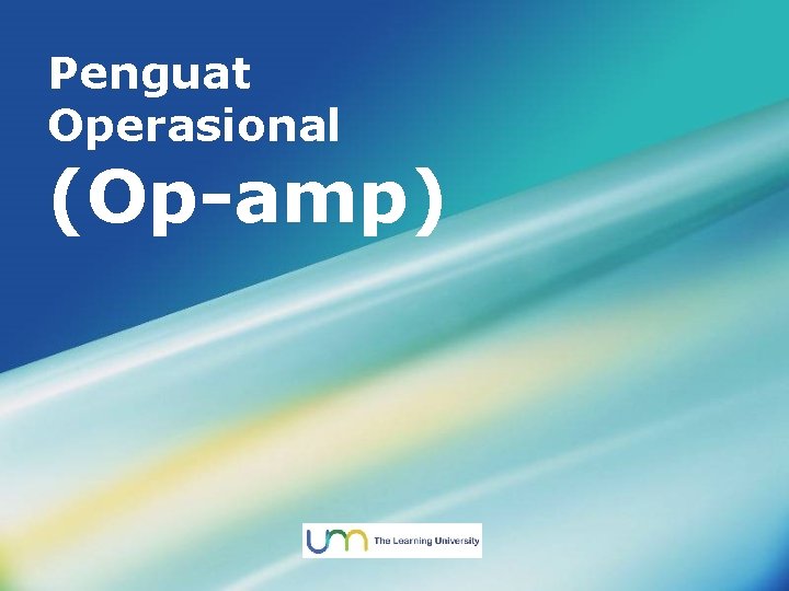 Penguat Operasional (Op-amp) LOGO 