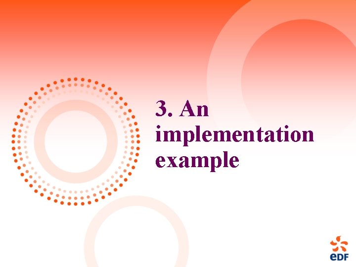 3. An implementation example 