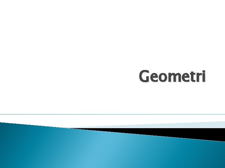 Geometri 