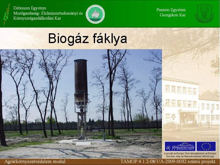 Biogáz fáklya 