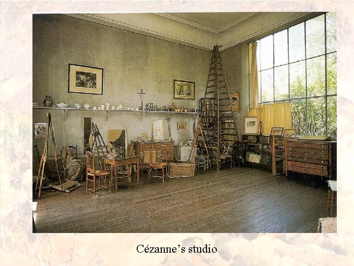 Cézanne’s studio 