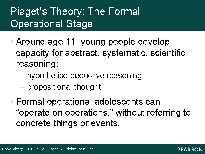 propositional thought piaget