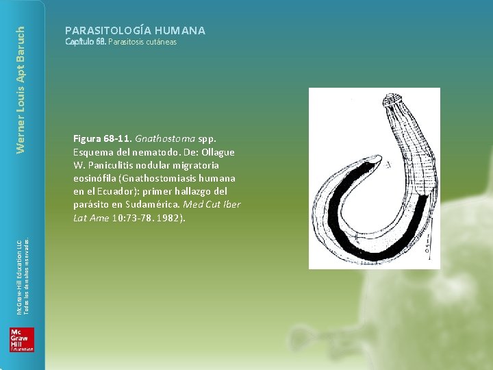 Werner Louis Apt Baruch Todos los derechos reservados. Mc. Graw-Hill Education LLC PARASITOLOGÍA HUMANA