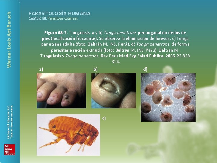 Werner Louis Apt Baruch Todos los derechos reservados. Mc. Graw-Hill Education LLC PARASITOLOGÍA HUMANA